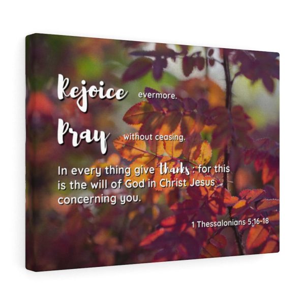 Scripture Canvas Rejoice Pray Thanks 1 Thessalonians 5:16 18 Christian Bible Verse Meaningful Framed Prints, Canvas Paintings - Image 5