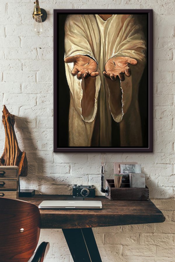 Take God's Hand Christian Gift For Church Decor Framed Canvas Framed Prints, Canvas Paintings - Image 3