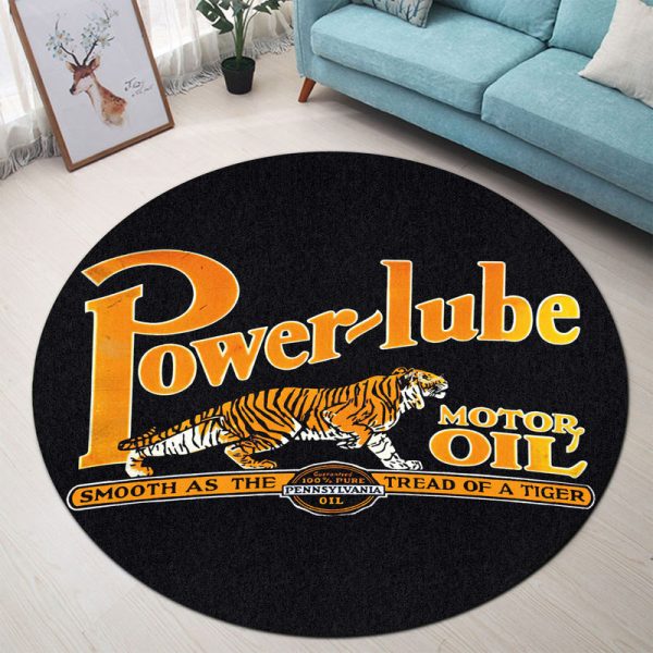 Hot Rod Gasoline Vintage Round Mat Round Floor Mat Room Rugs Carpet Outdoor Rug Washable Rugs