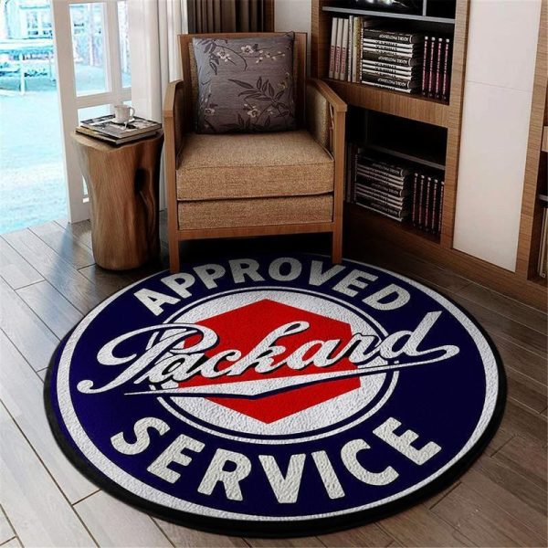 Approved Packard Service Living Room Round Mat Circle Rug - Image 2