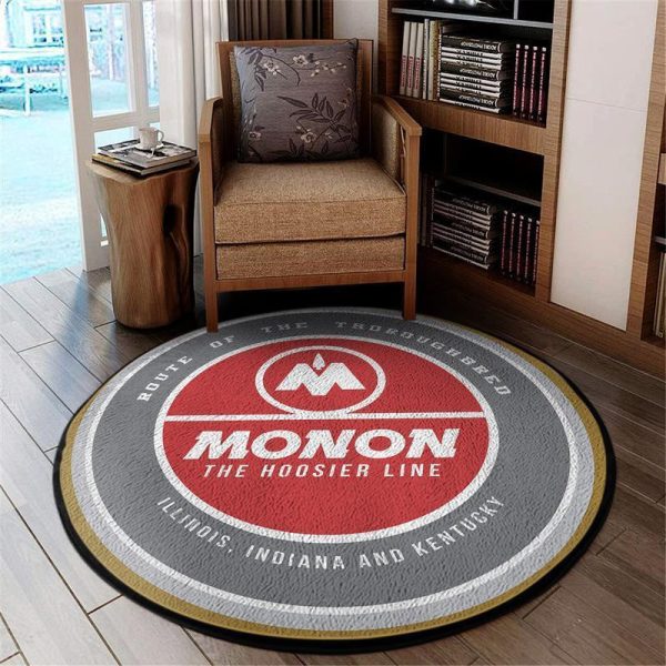 Monon Living Room Round Mat Circle Rug Monon Railroad - Image 4