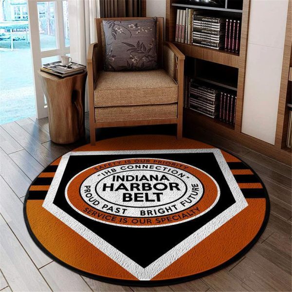 Ihb Living Room Round Mat Circle Rug Ihb Indiana Harbor Belt Railroad - Image 2