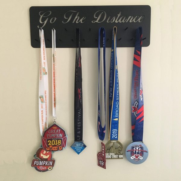 Personalized Medal Hanger Rack Steel Award Ribbon Holder Wall Mounted