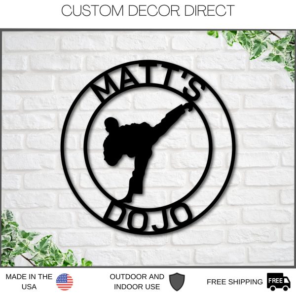 here PrintPrint Custom Mma Metal Sign, Personalized Karate Sign, Ma