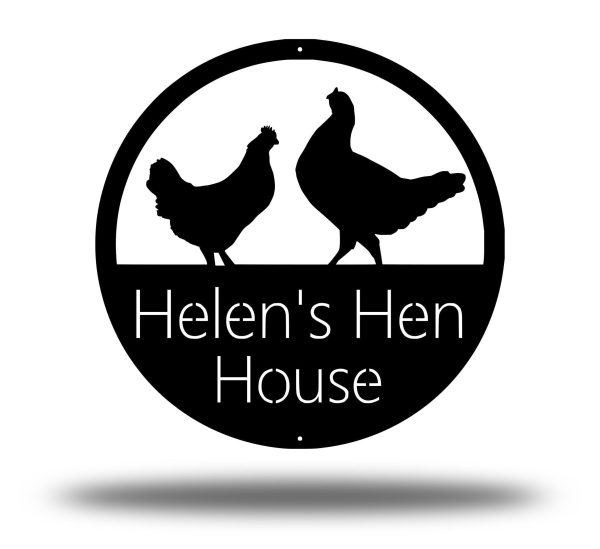 Personalized Hen House Sign, Hen House Coop Sign, Our Little Coop Sign - Image 2