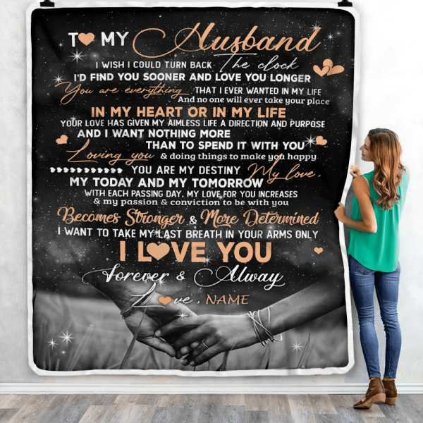 Personalized To My Husband Blanket From Wife I'd Find You Sooner Love - Image 3