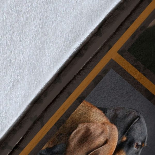 3d Dachshund For Dog Lovers Fleece Blanket - Image 8