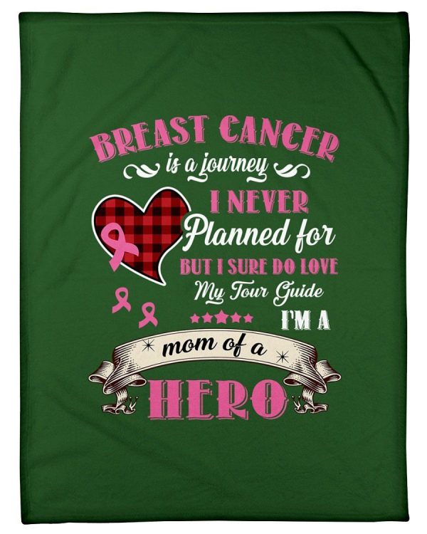 Breast Cancer Is A Journey I Never Planned Special Custom Design Fleec - Image 2