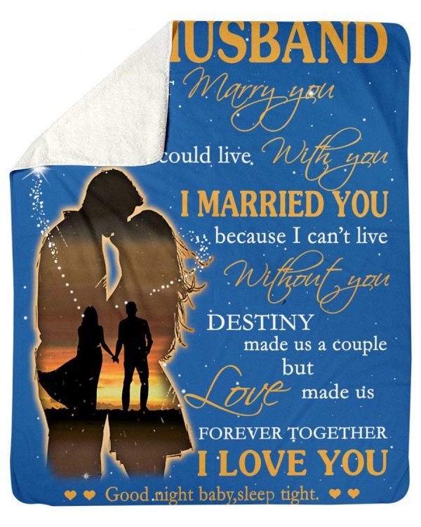 To My Husband Love Made Us Forever Together Custom Design Fleece Blank - Image 4