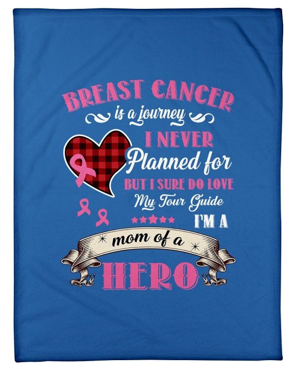 Breast Cancer Is A Journey I Never Planned Special Custom Design Fleec - Image 4