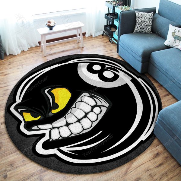 Ball Aufkleber Hot Rod Round Mat Round Floor Mat Room Rugs Carpet Outdoor Rug Washable Rugs - Image 2