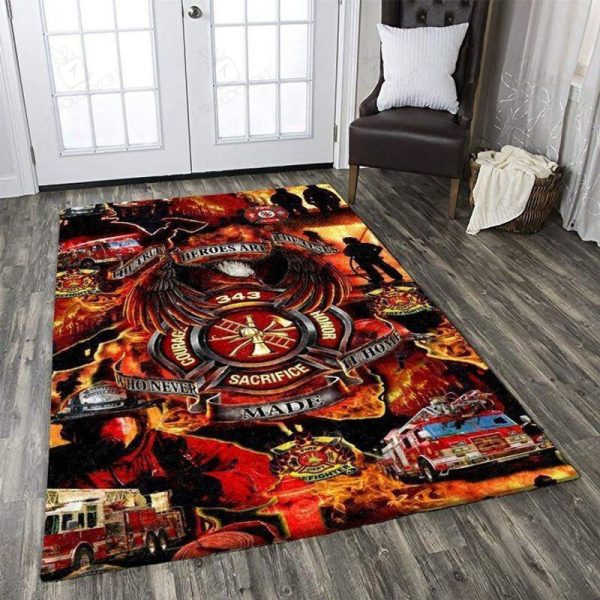 Firefighter K2587 Rectangle Rug Decor Area Rugs For Living Room Bedroom Kitchen Rugs Home Carpet Flooring Rs013543 Print