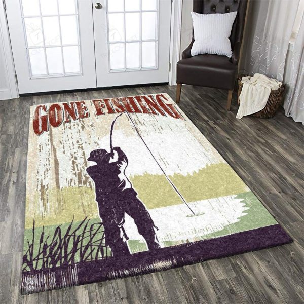 Fishing Rectangle Rug Decor Area Rugs For Living Room Bedroom Kitchen Rugs Home Carpet Flooring Rs013612 Print