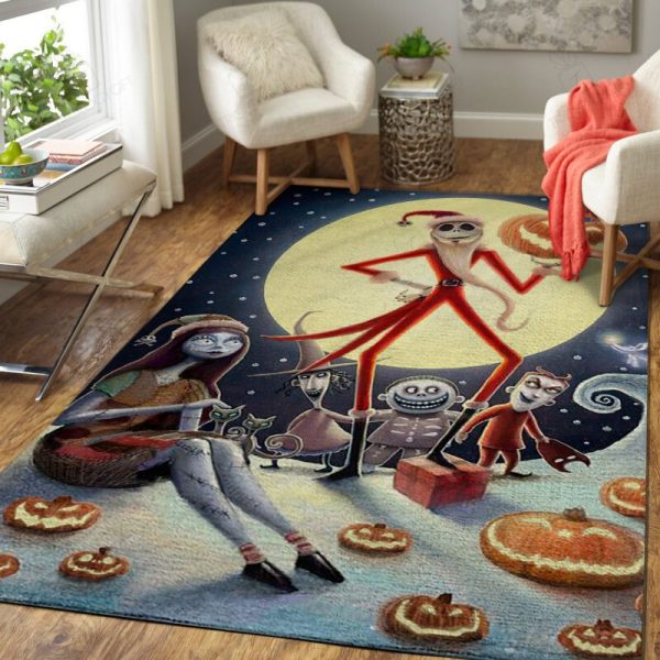 Nightmare Before Christmas 6 Rectangle Area Rugs Carpet For Living Room, Bedroom, Kitchen Rugs, Non-Slip Carpet Rp123301 Print